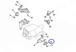 Left engine mount