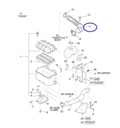 Air filter hose
