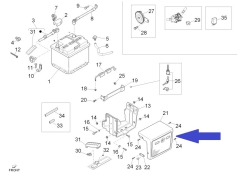 Battery box cover