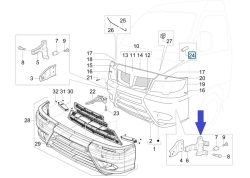 Left bumper bracket