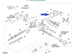 Gasket Rear Axle