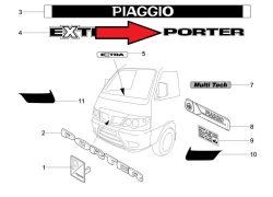 Lettering tailgate