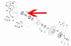 Axle stub