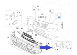 Left bumper bracket