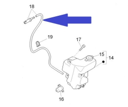 Windshield washer nozzle