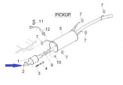 Front catalytic converter gasket