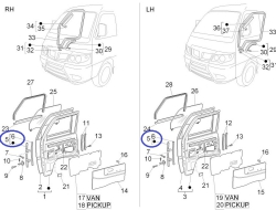 Front window guide