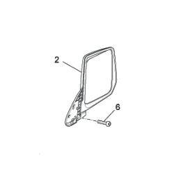 Exterior mirrors right