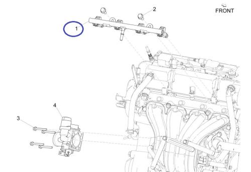 Rail pipe with injection nozzles