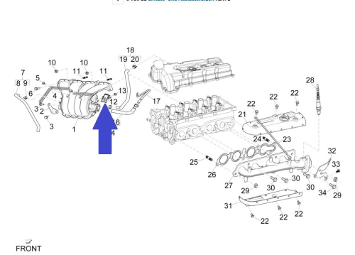 Intake temperature sensor
