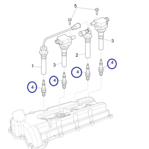 Spark plug set