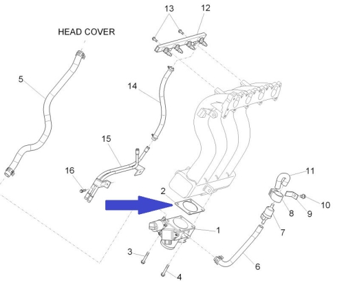 Seal Throttle valve