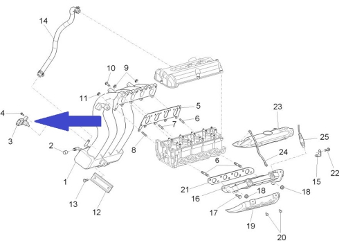 Ansaugtemperatursensor