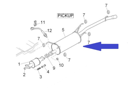 Rear exhaust  - Truck