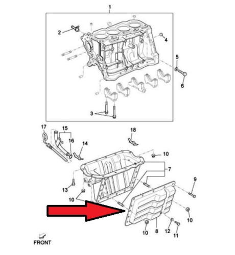 Oil pan