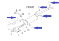 Exhaust rubber