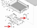 Strainer for tipper and pick-up
